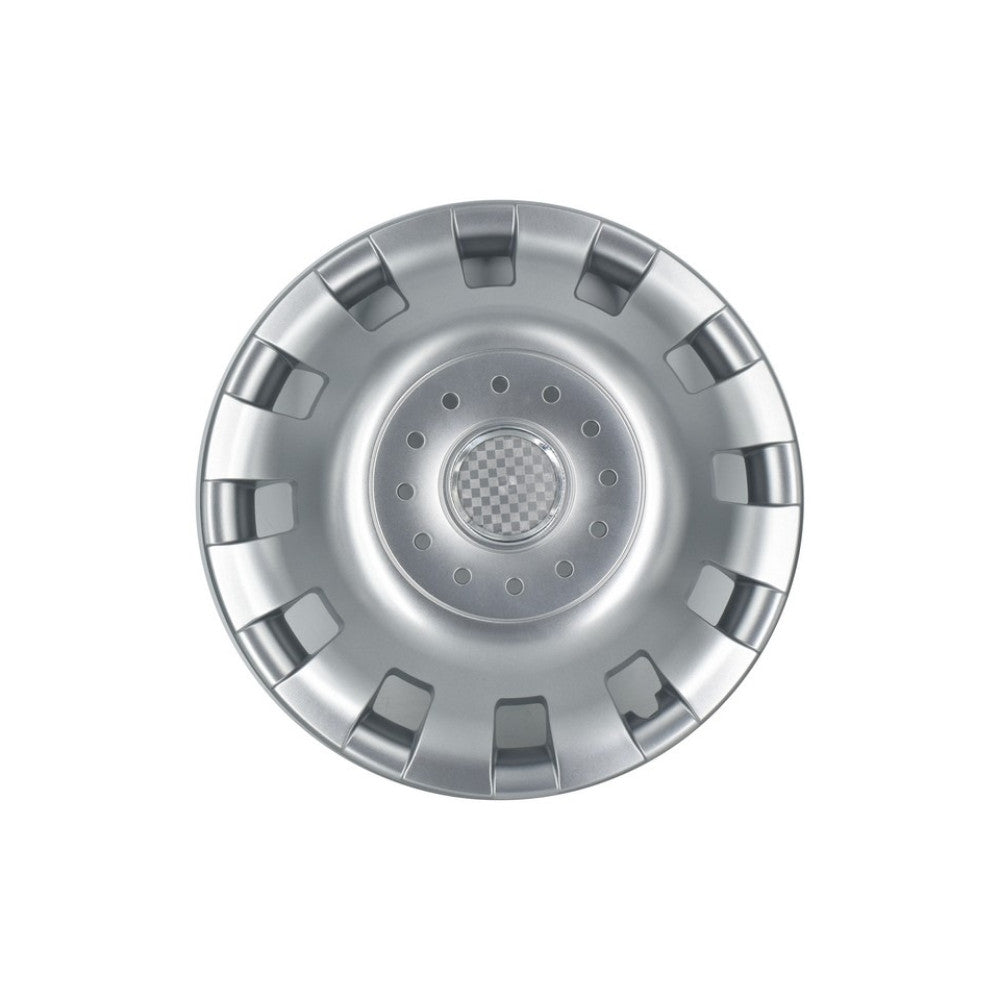 Set 4 capace roti Argintiu 16″ pentru dube / Model Bombat