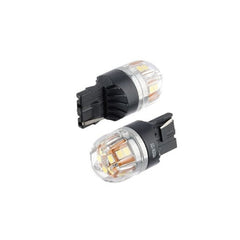 Bec o faza T20 7440 W21W 15SMD 2835 12V CANBUS nonpolar 320 lumen Lumina galbena