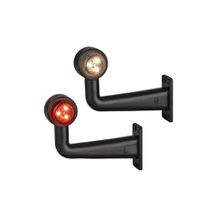 Lampa gabarit auto LED 12V 24V pentru camion remorca semiremorca lungime 17 cm