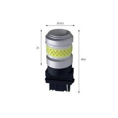 Bec o faza T20 7440 LED COB 12W Premium
