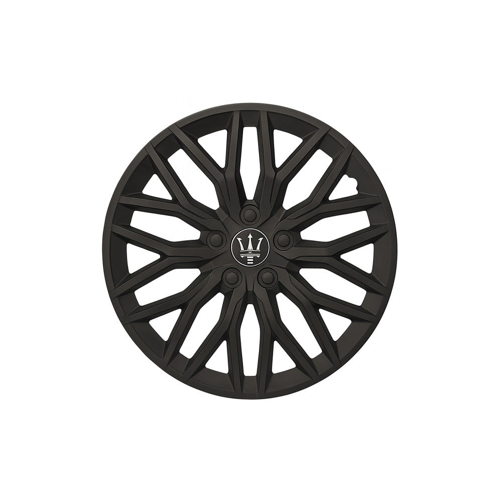 Set 4 capace roti Evo culoare negru mat 16 inch
