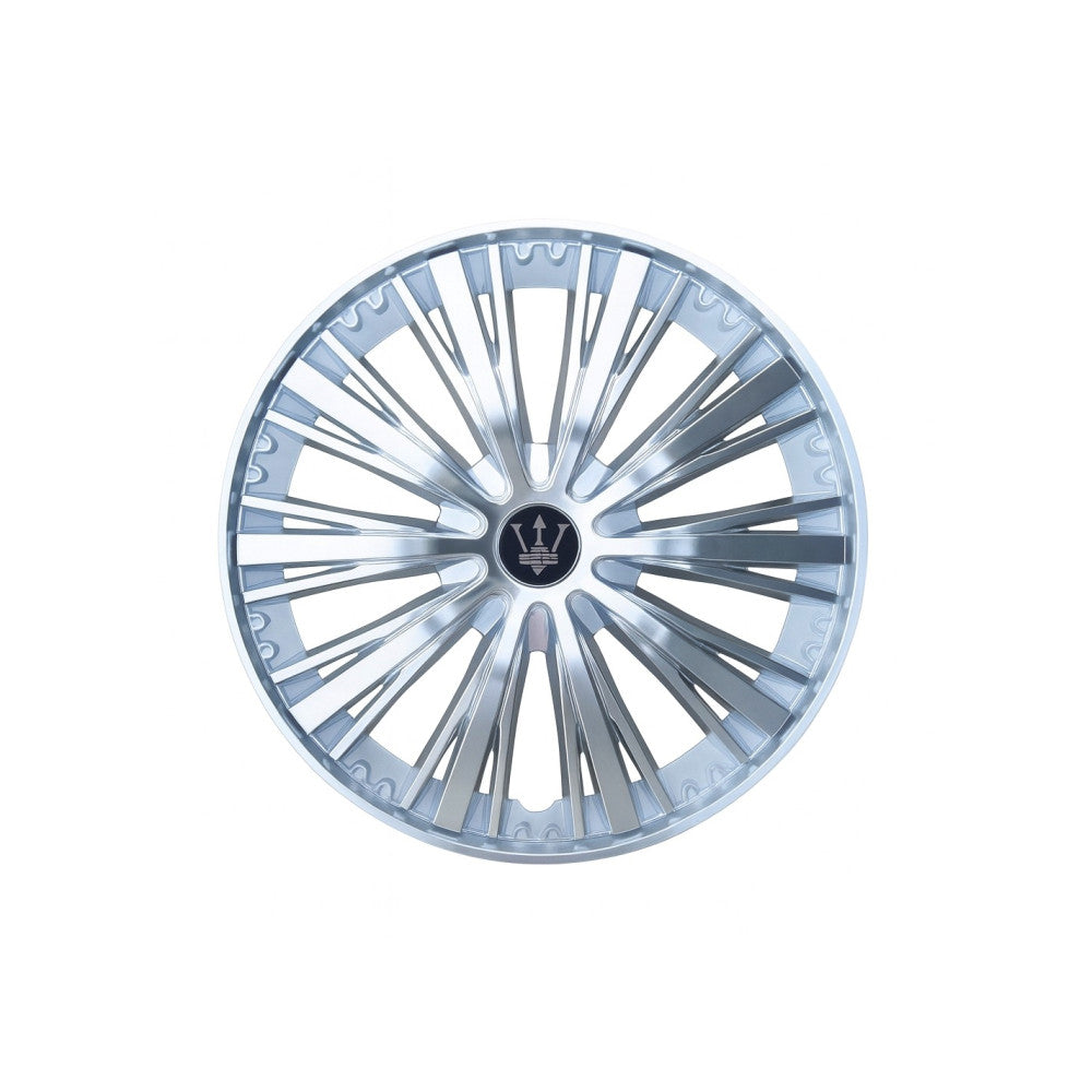 Set 4 capace roti Evo culoare argintiu 15 inch