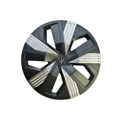 Set 4 capace roti Evo culoare negru argintiu 16 inch