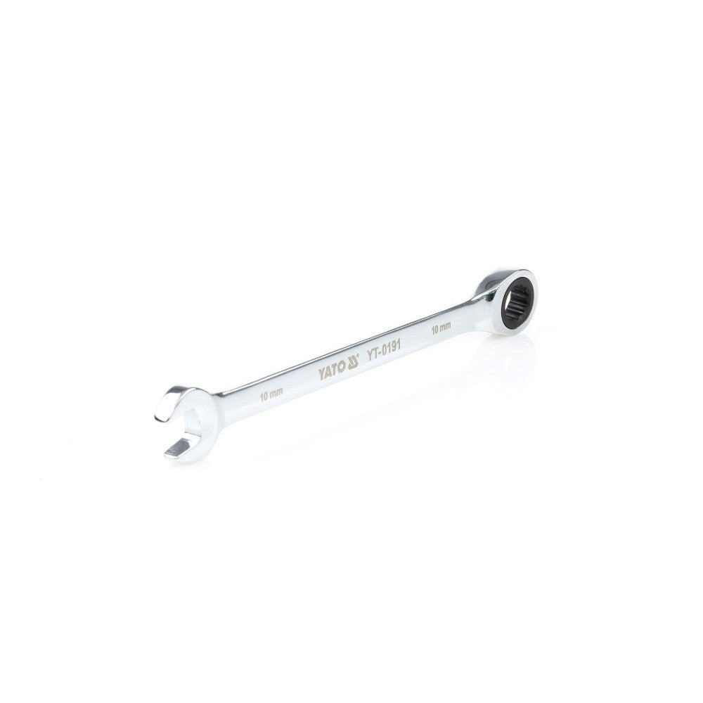 Cheie combinată și inelară cu clichet 10 mm Yato