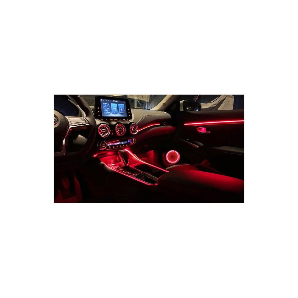Set 20 lumini ambientale LED RGB cu aplicatie BTT 12V