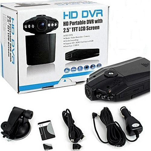 Cameră auto HD portabilă cu ecran LCD