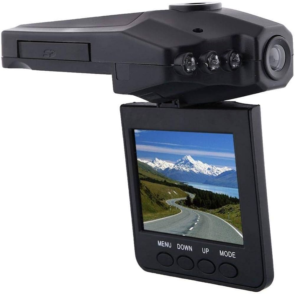 Cameră auto HD portabilă cu ecran LCD