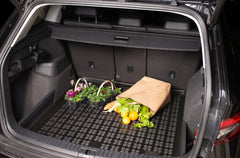Covor Tavita Portbagaj Premium VW POLO V Hatchback, podea in pozitie coborata 2009 - 2017