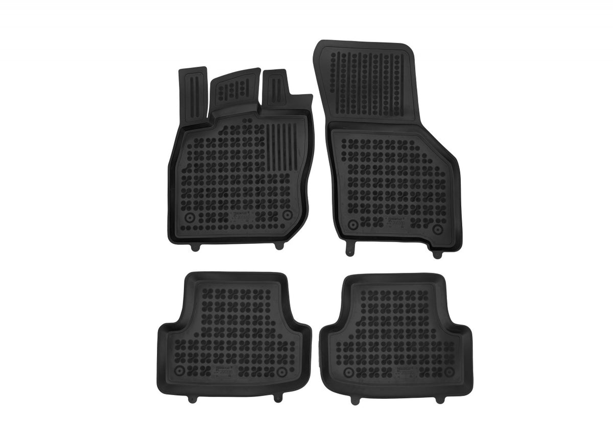 Covorase Presuri Auto Cauciuc Dedicate Audi A3 IV 8Y Hatchback, Sedan, Sportback, Mild Hybrid , cu convertor de tensiune sub scaun sofer 2020 -