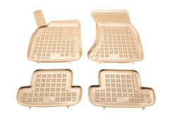 Covorase Presuri Auto Cauciuc Dedicate Bej Audi A5 I Cabrio, Coupe 2007 - 2016