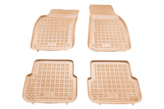 Covorase Presuri Auto Cauciuc Dedicate Bej Audi A6 Allroad Quattro C6 2006 - 2011 | Audi A6 III C6 Pre Facelift 2004 -2008