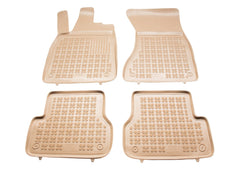 Covorase Presuri Auto Cauciuc Dedicate Bej Audi A6 IV C7 2011 - 2018 | Audi A7 I Sportback 2010 - 2017