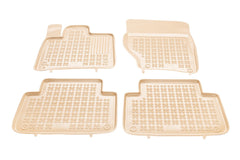 Covorase Presuri Auto Cauciuc Dedicate Bej Audi Q7 I 2005 - 2015