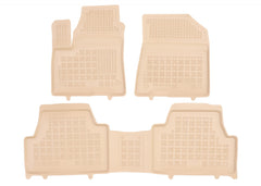 Covorase Presuri Auto Cauciuc Dedicate Bej Kia E-SOUL III 2020 -