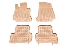 Covorase Presuri Auto Cauciuc Dedicate Bej Mercedes W205, S205 C-CLASS 2014 - 2021