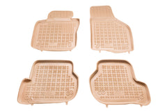 Covorase Presuri Auto Cauciuc Dedicate Bej VW GOLF V Hatchback 2003 - 2007 | VW GOLF V Variant 2007 - 2009 | VW GOLF GTI 2007 - | VW GOLF VI 2008-2013 | VW JETTA V 2005 - 2011 | VW SCIROCCO III 2008-2017 | Seat LEON II (MK2) 2005 - 2013 | Skoda OCTAVIA II